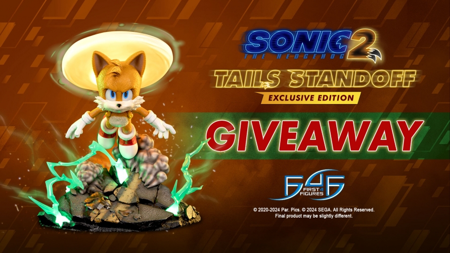 Sonic the Hedgehog 2 - Tails Standoff Statue Giveaway 