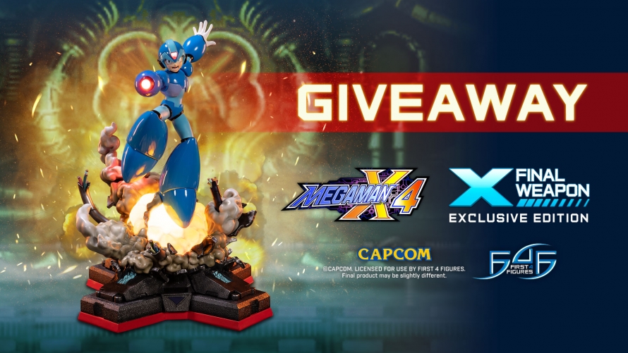 Mega Man X4 - X (Final Weapon) statue