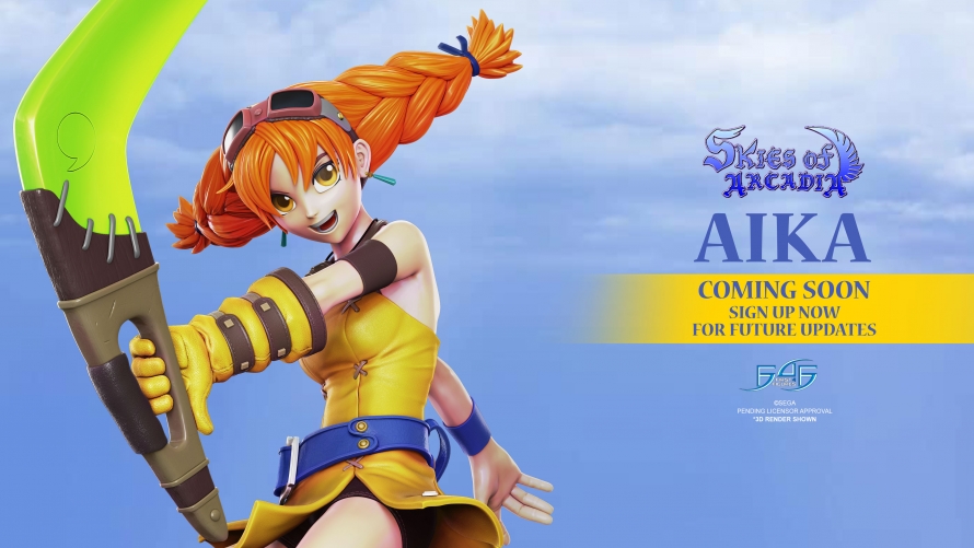 A First Look at the Skies of Arcadia – Aika Statue
