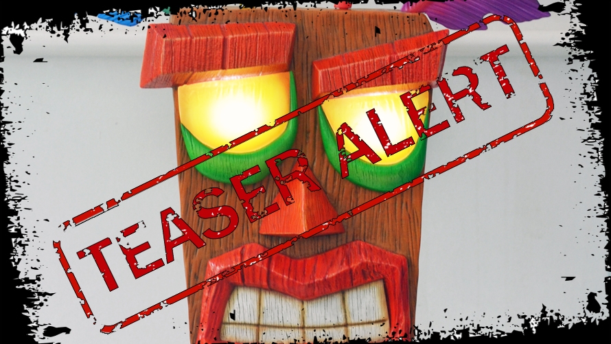 Teaser Alert: Aku Aku Life-Sized Mask