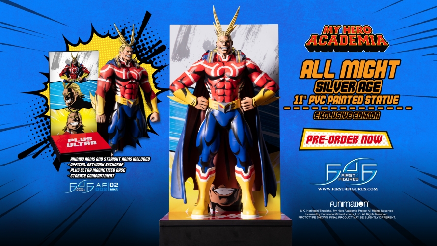 My Hero Academia – All Might: Silver Age PVC Action Figure Launch