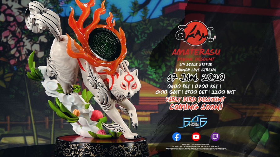 Amaterasu: Divine Descent Statue Coming Soon