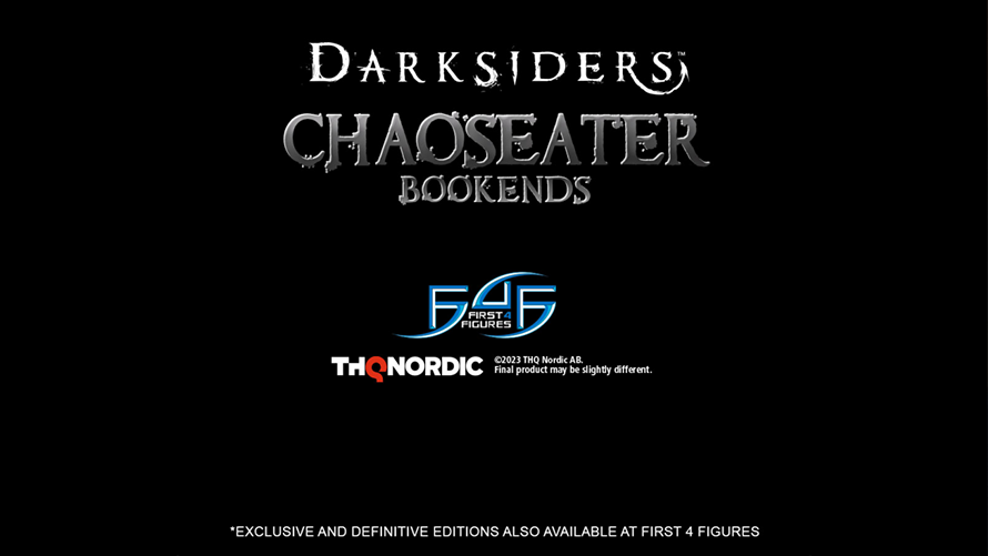 Interested in our upcoming Darksiders - Chaoseater Bookends?