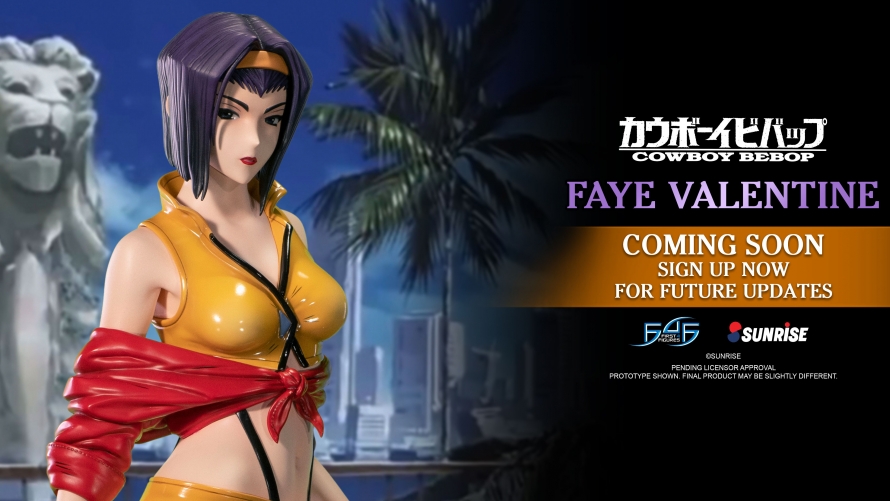 A First Look At The Cowboy Bebop Faye Valentine Statue 7274