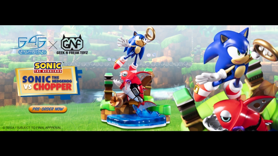F4F Partnerships: Sonic the Hedgehog vs. Chopper Diorama