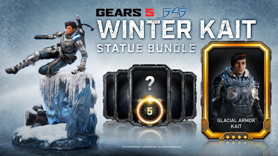 Winter Kait Statue Bundle for Gears 5 on Xbox