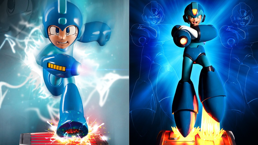 Mega Man Collectibles – Running Megaman (Regular) and X Reopening