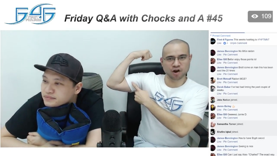 RECAP: FRIDAY Q&A WITH CHOCKS AND A #45 (NOVEMBER 17, 2017)