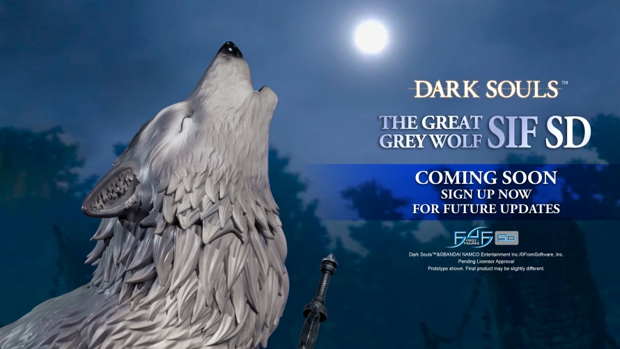 Dark Souls The Great Grey Wolf Sif Sd Statue Coming Soon