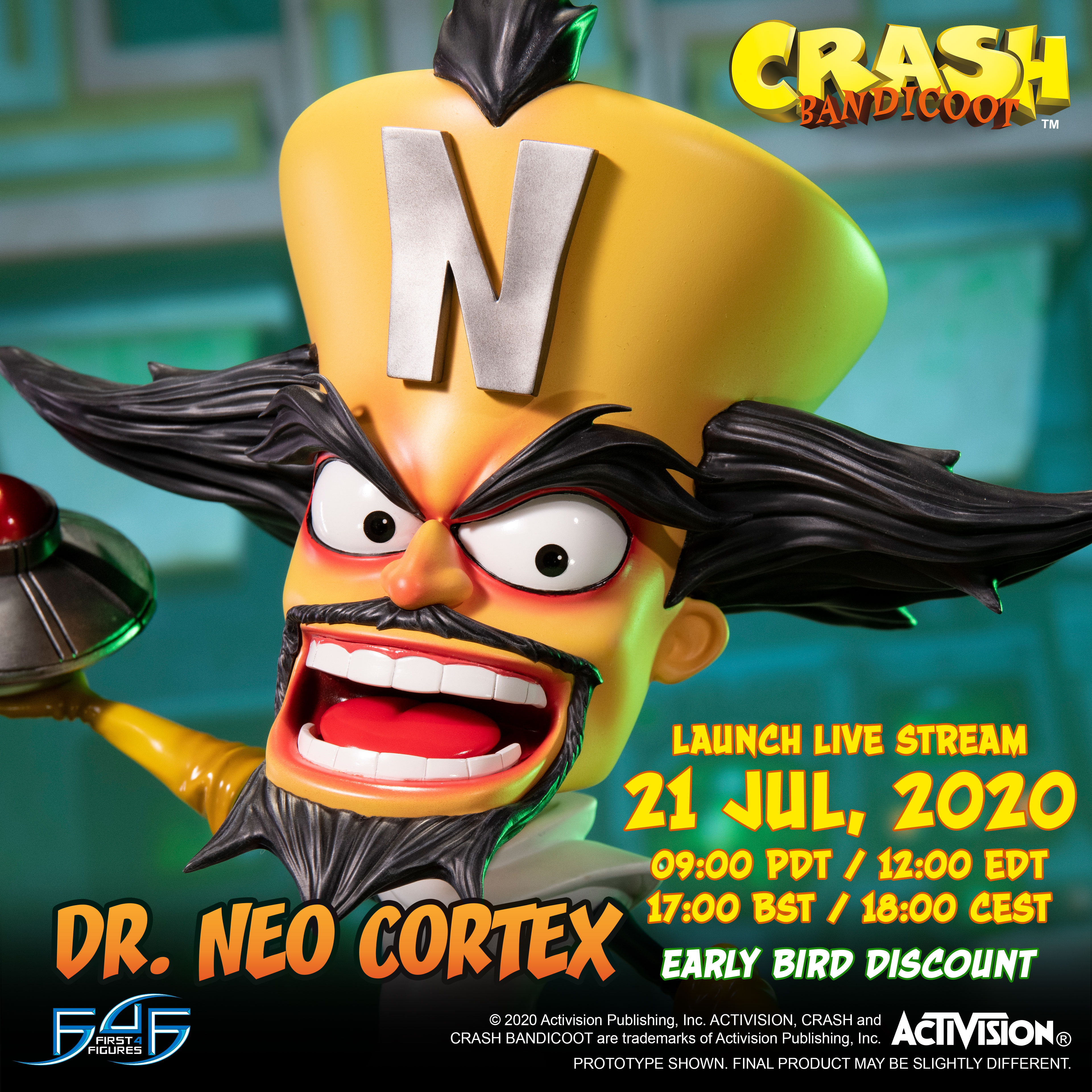 dilema freno yermo A First Look at the Crash Bandicoot™ – Dr. Neo Cortex Statue