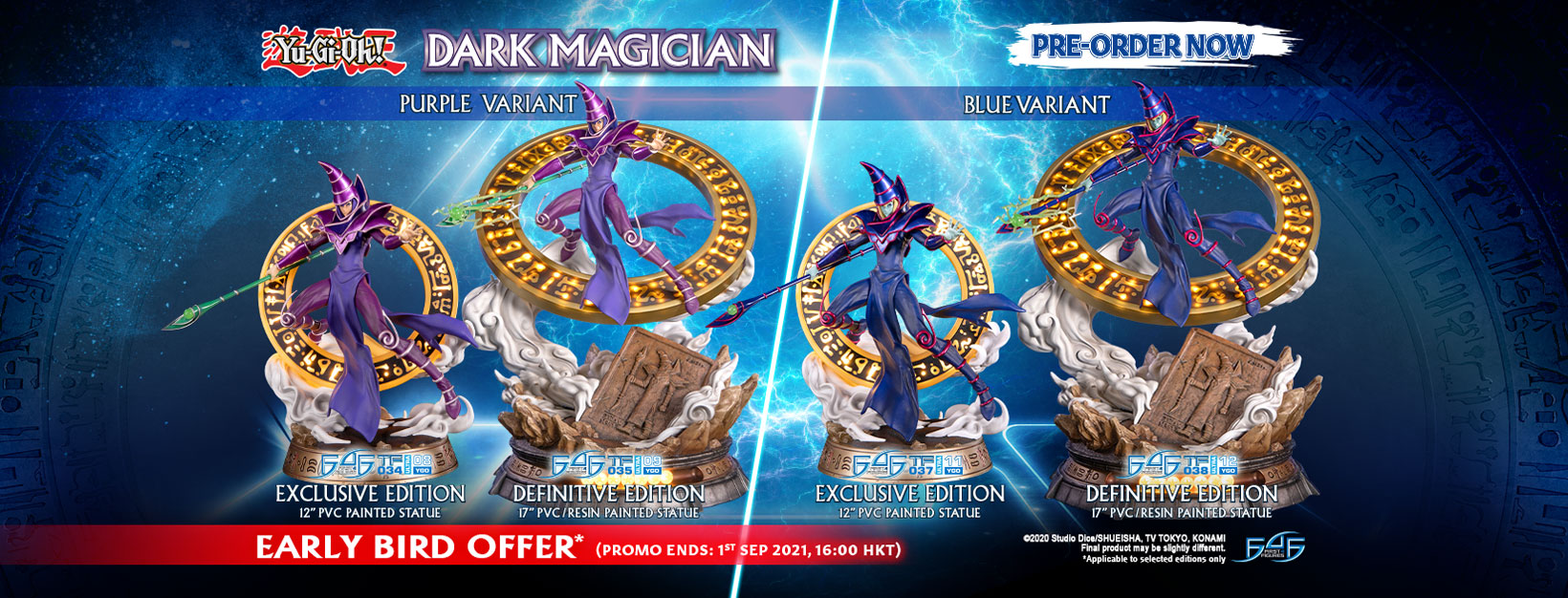 Yu-Gi-Oh! – Dark Magician PVC statue Early Bird Offer