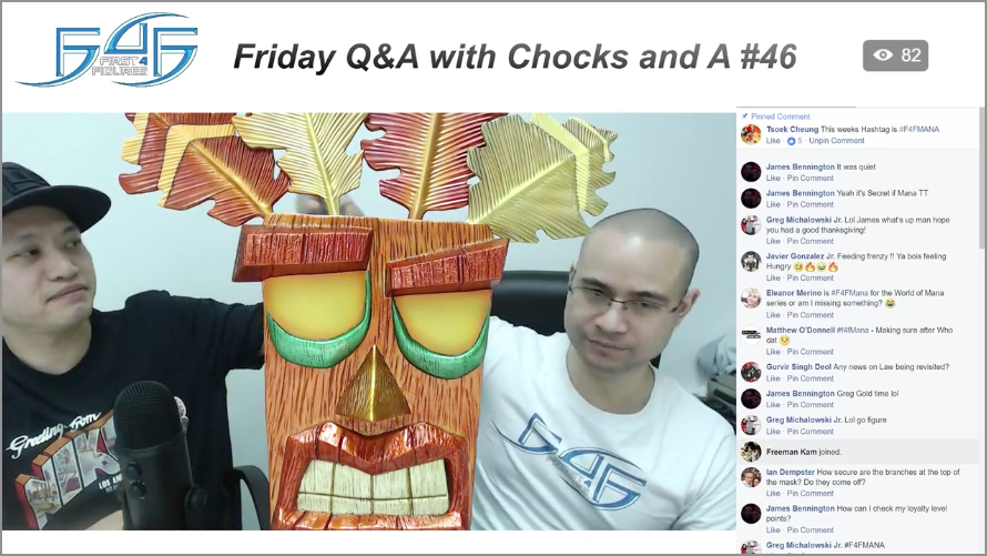 Recap: Friday Q&A with Chocks and A #46 (November 24, 2017)