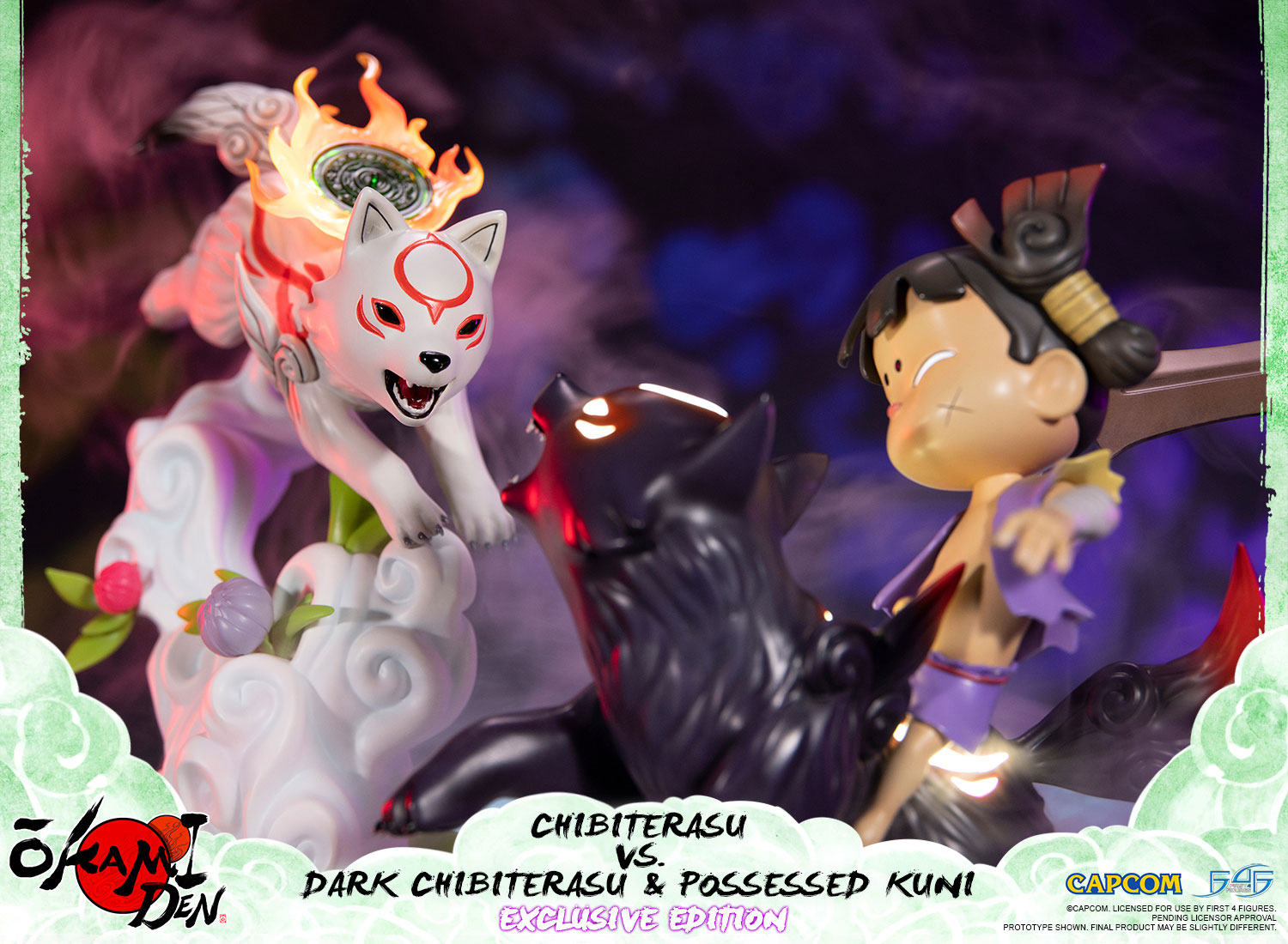 Chibiterasu vs. Dark Chibiterasu & Possessed Kuni (Exclusive Edition)