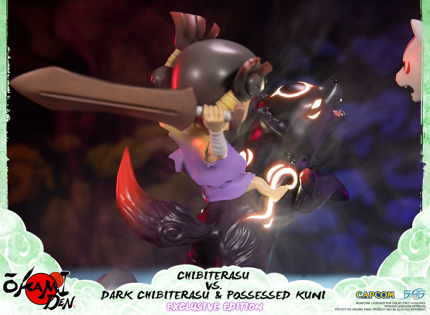 Chibiterasu vs. Dark Chibiterasu & Possessed Kuni (Exclusive Edition)