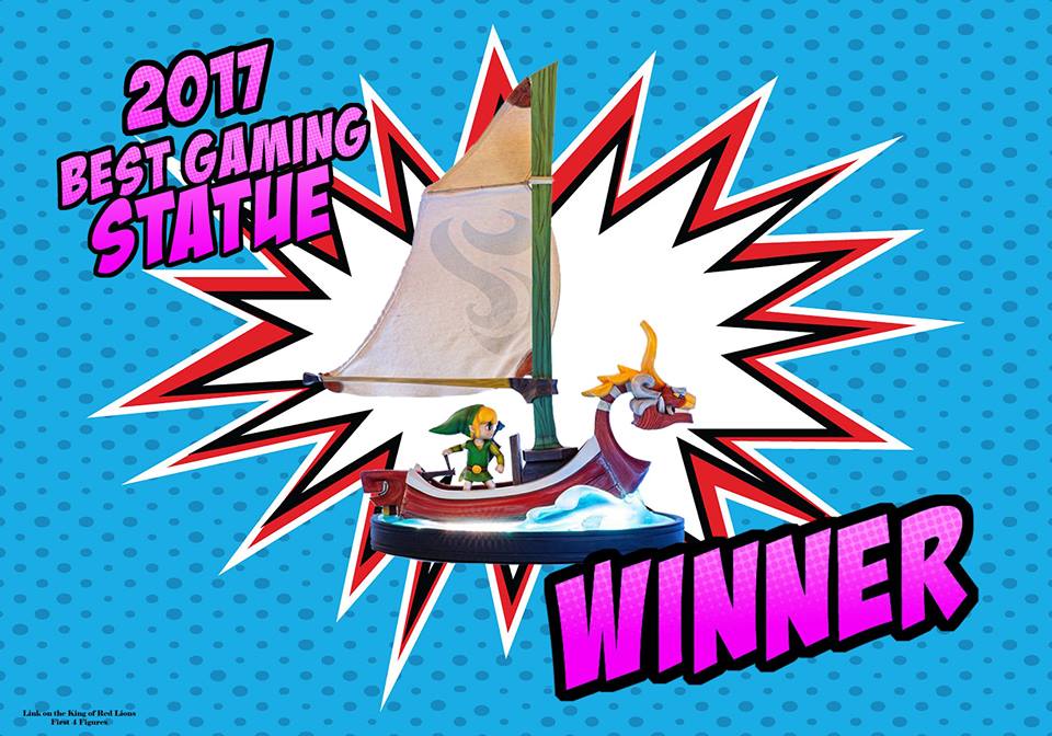 Best Gaming Statue of 2017 - F4F's Link on the King of Red Lions