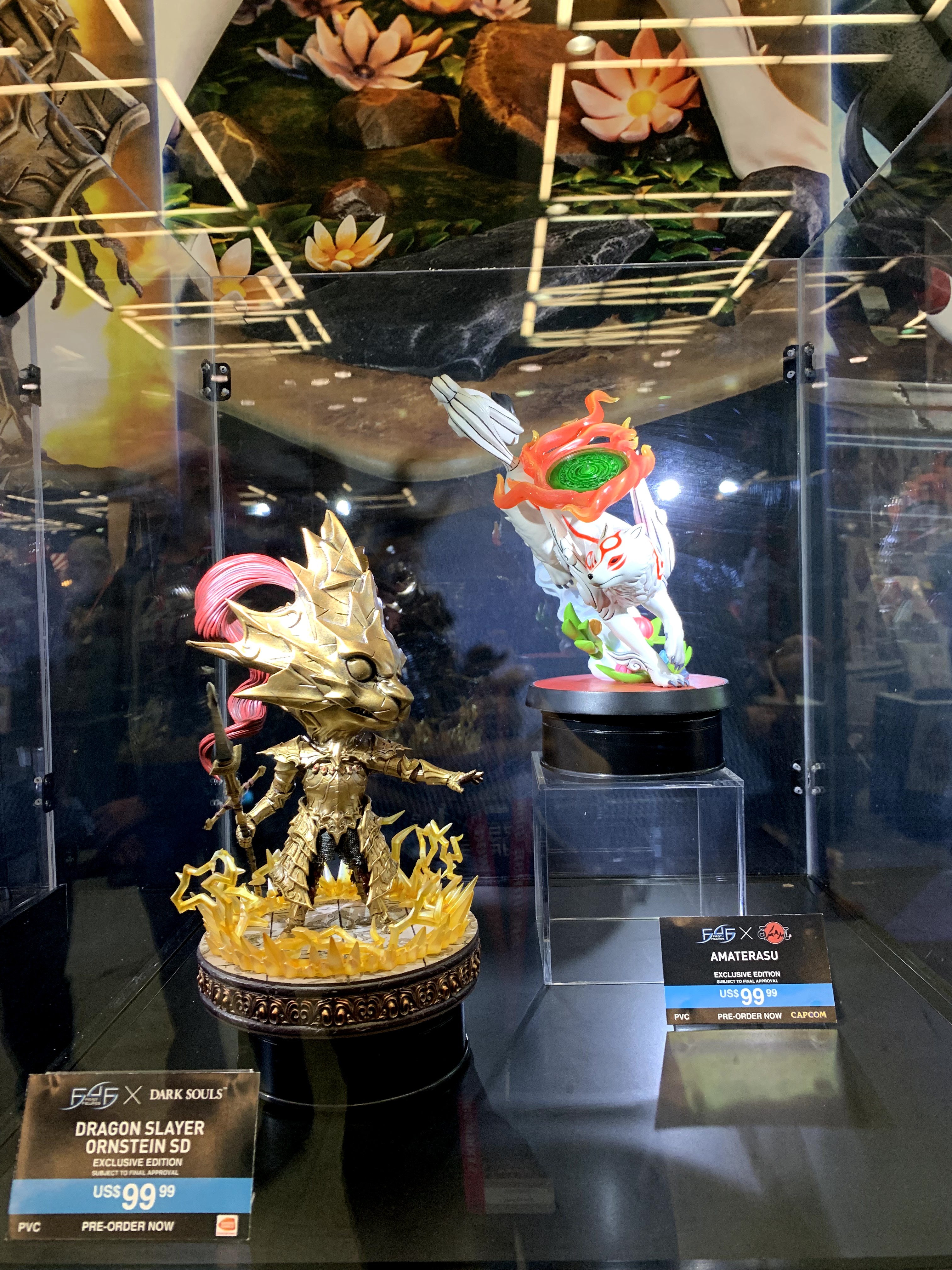 Dragon Slayer Ornstein SD and Amaterasu PVC at ECCC 2019