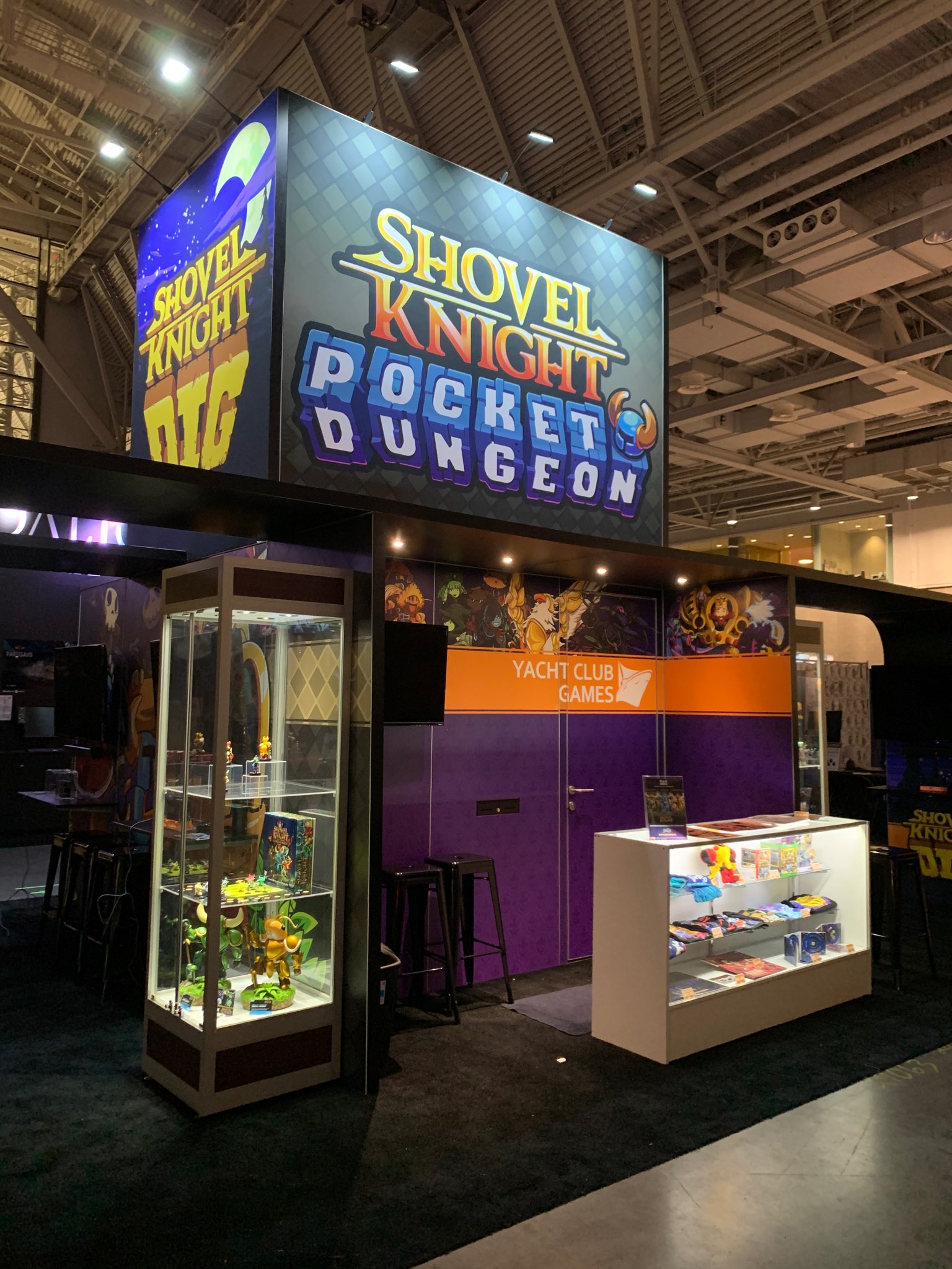 First 4 Figures Shovel Knight in Yacht Club Games' booth @ PAX East 2020