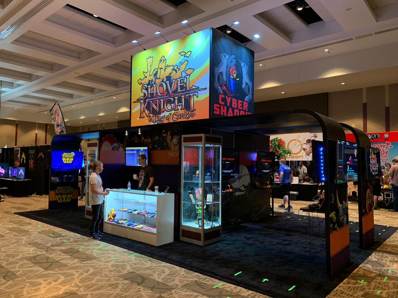 Yacht Club Games booth @ PAX West 2019