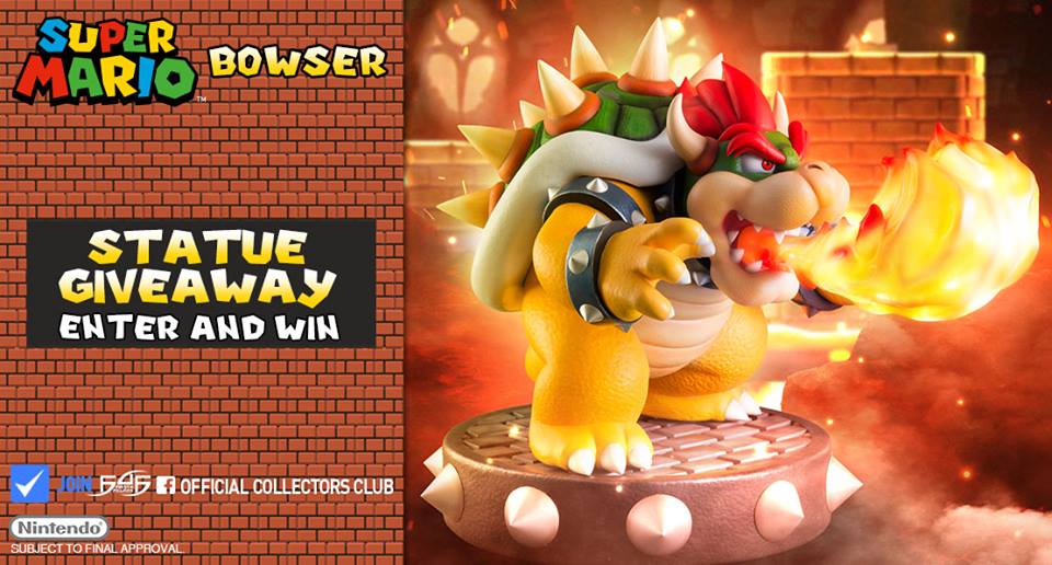 Bowser Statue Giveaway