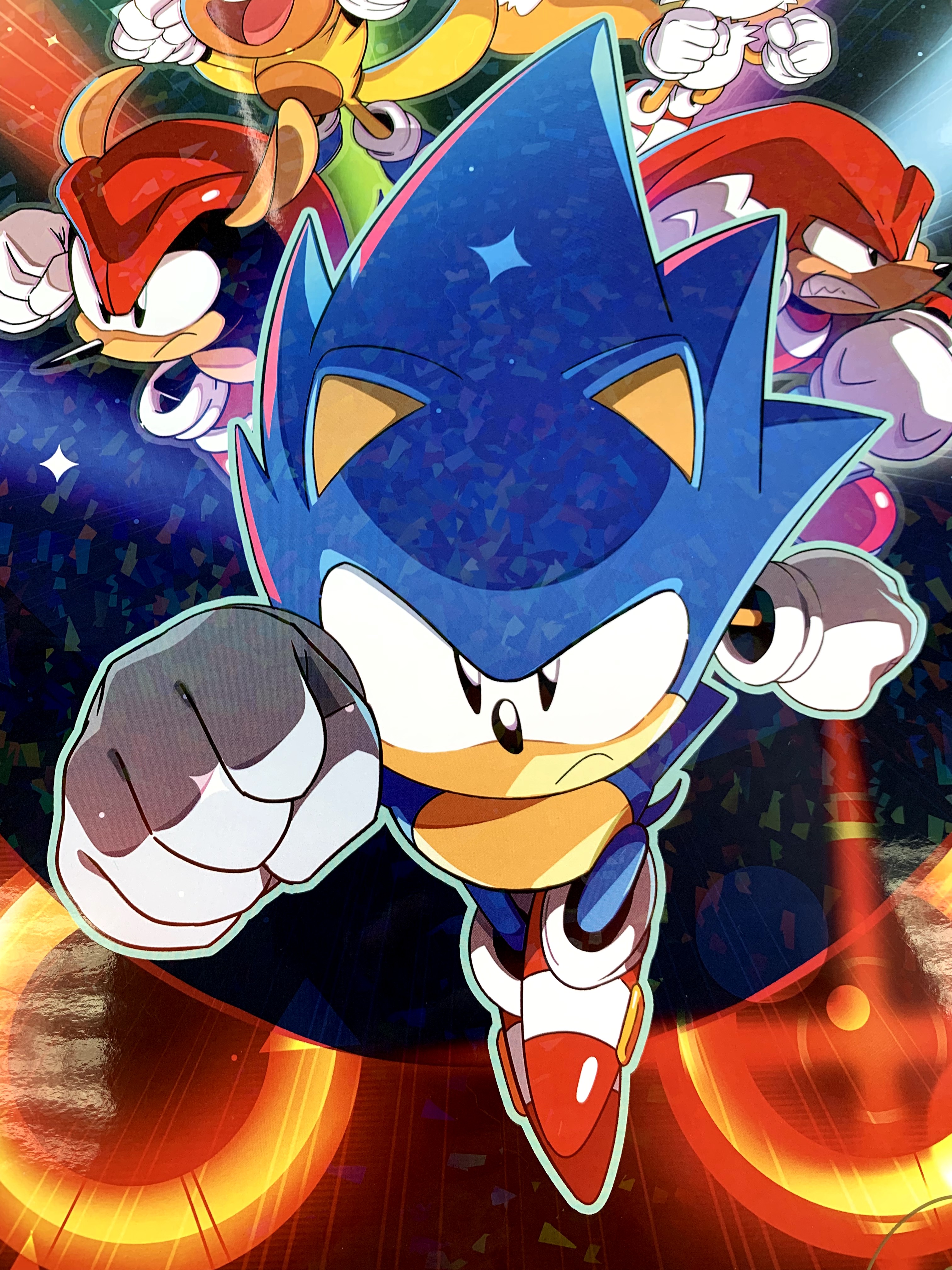 Sonic the Hedgehog on X: By the Mania, For the Mania. Happy 4th  Anniversary, Sonic Mania! 🖌️: @tyson_hesse  / X