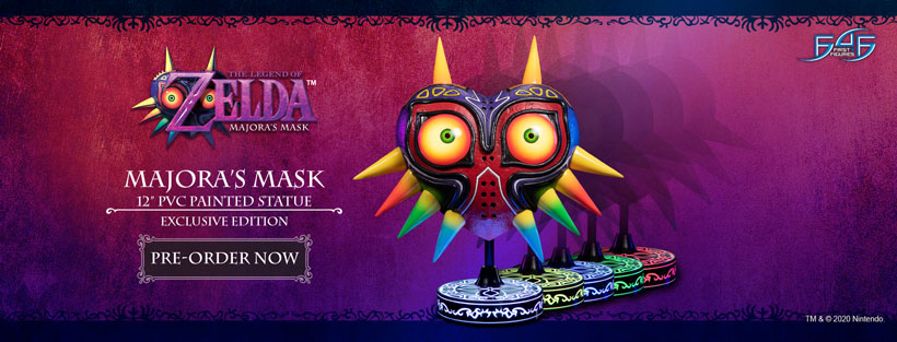 The Legend of Zelda™: Majora's Mask – Majora's Mask PVC Statue (Exclusive Edition) now available for pre-order!