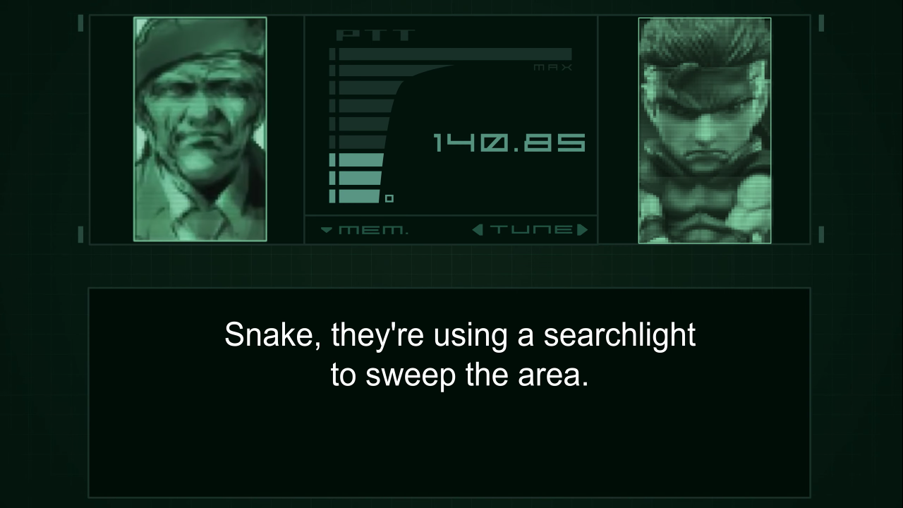 Metal Gear Solid Codec