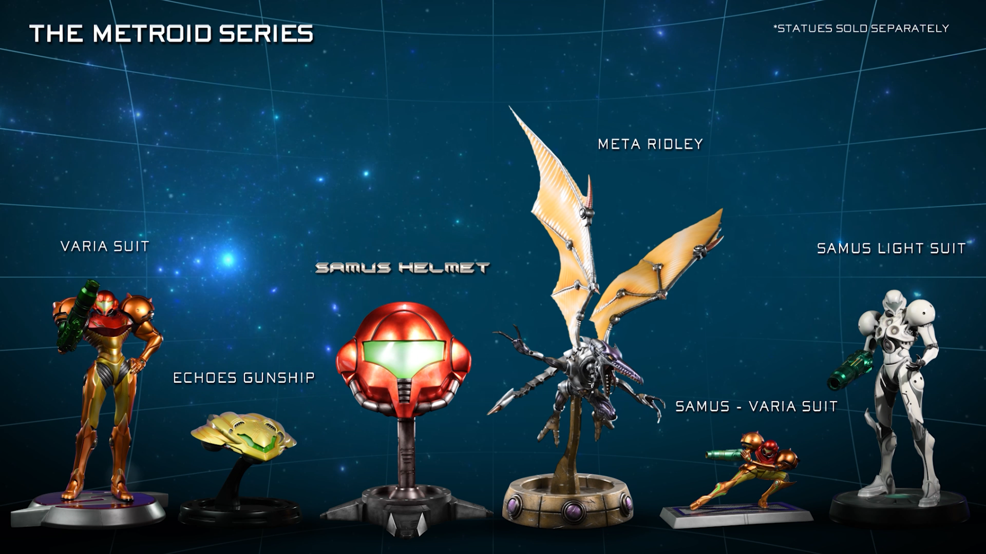 Metroid Prime Samus Helmet Statue Launch