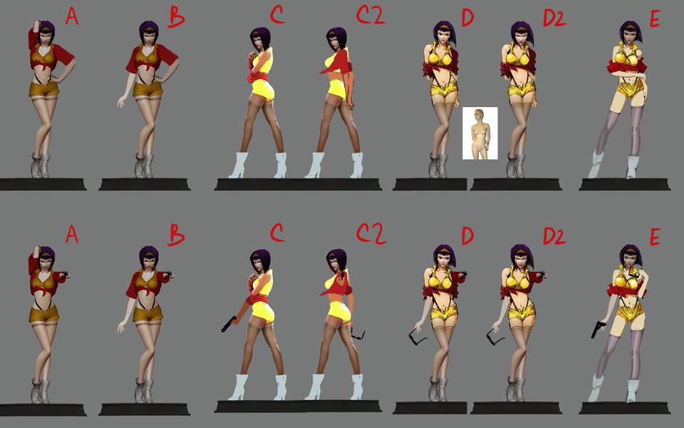 Faye Valentine Pose Suggestions