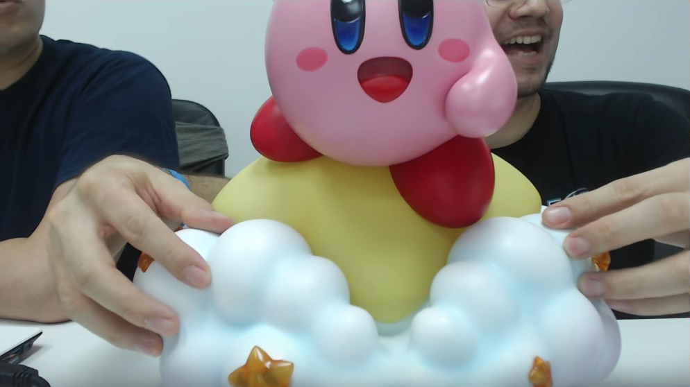 Warp Star Kirby clouds