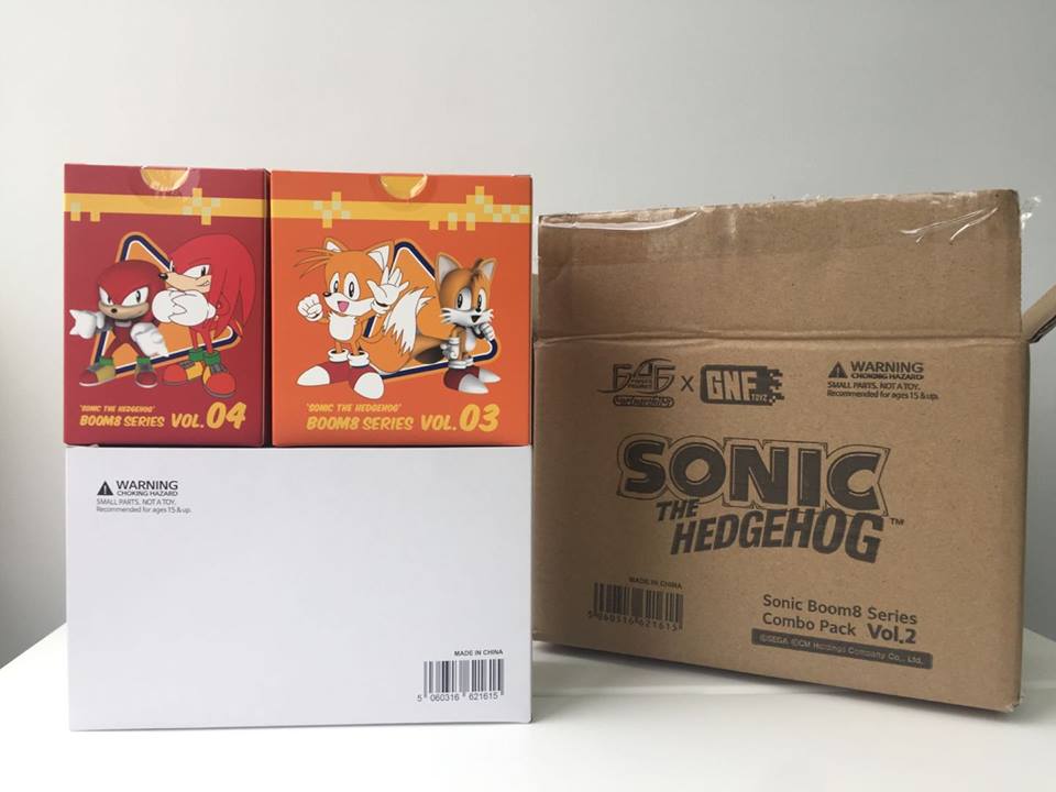 Sonic the Hedgehog Boom8 Series Combo Pack 2 shipping box
