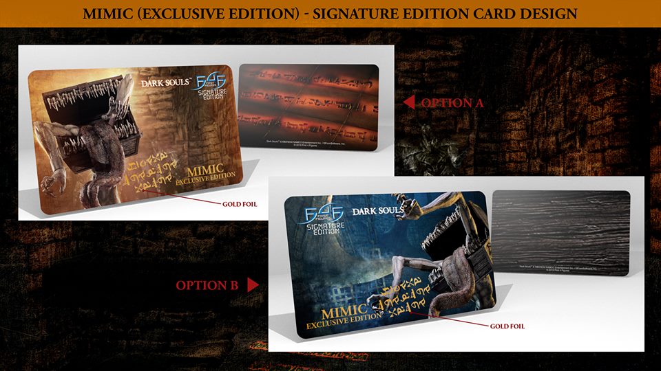 Mimic (Exclusive Edition) Signature Card design
