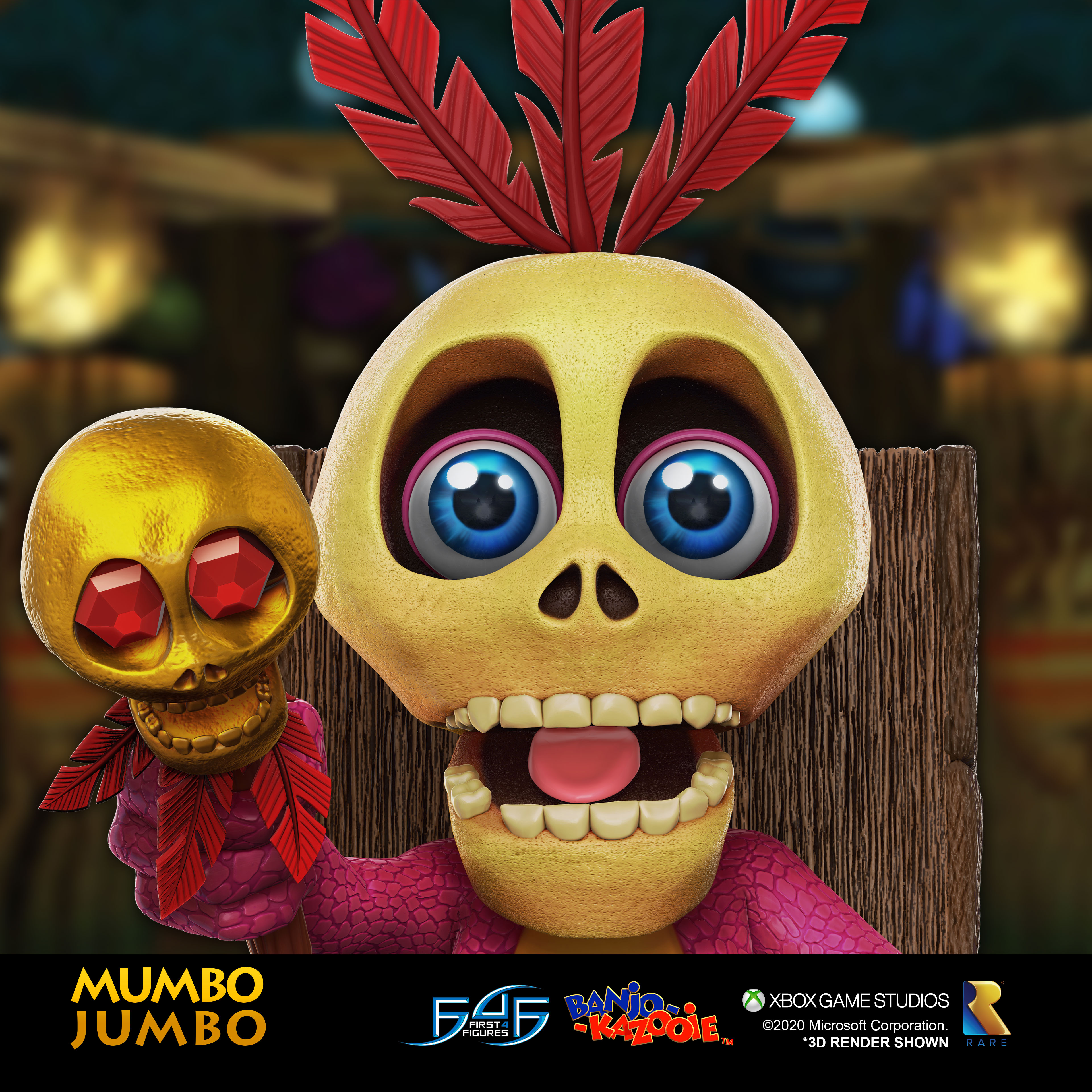 Banjo Kazooie Mumbo Jumbo Statue Coming Soon