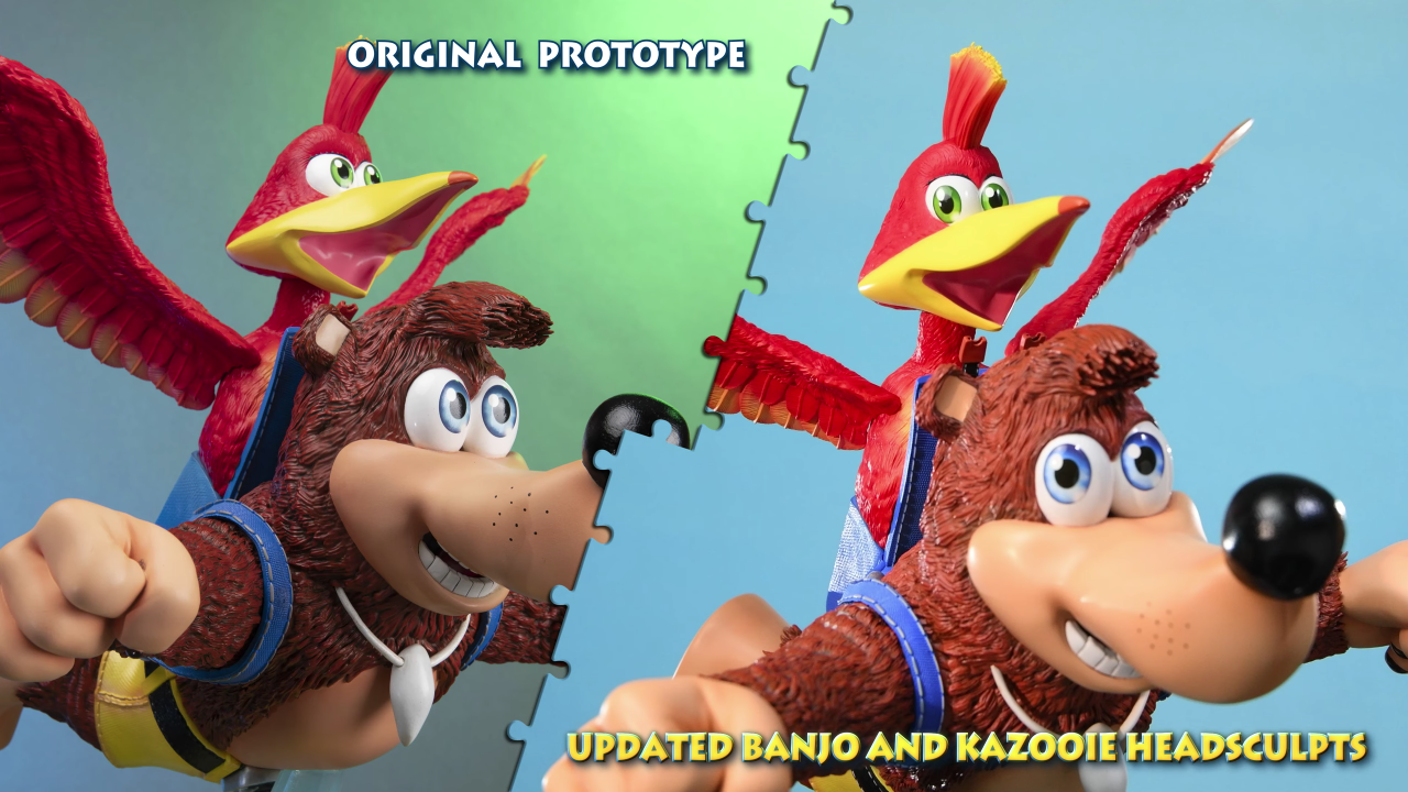 Banjo-Kazooie™ Changes: Head Sculpt