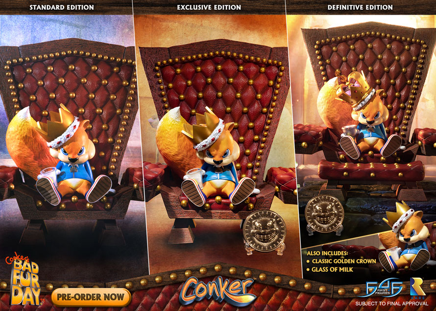 Conker pre-orders NOW OPEN!