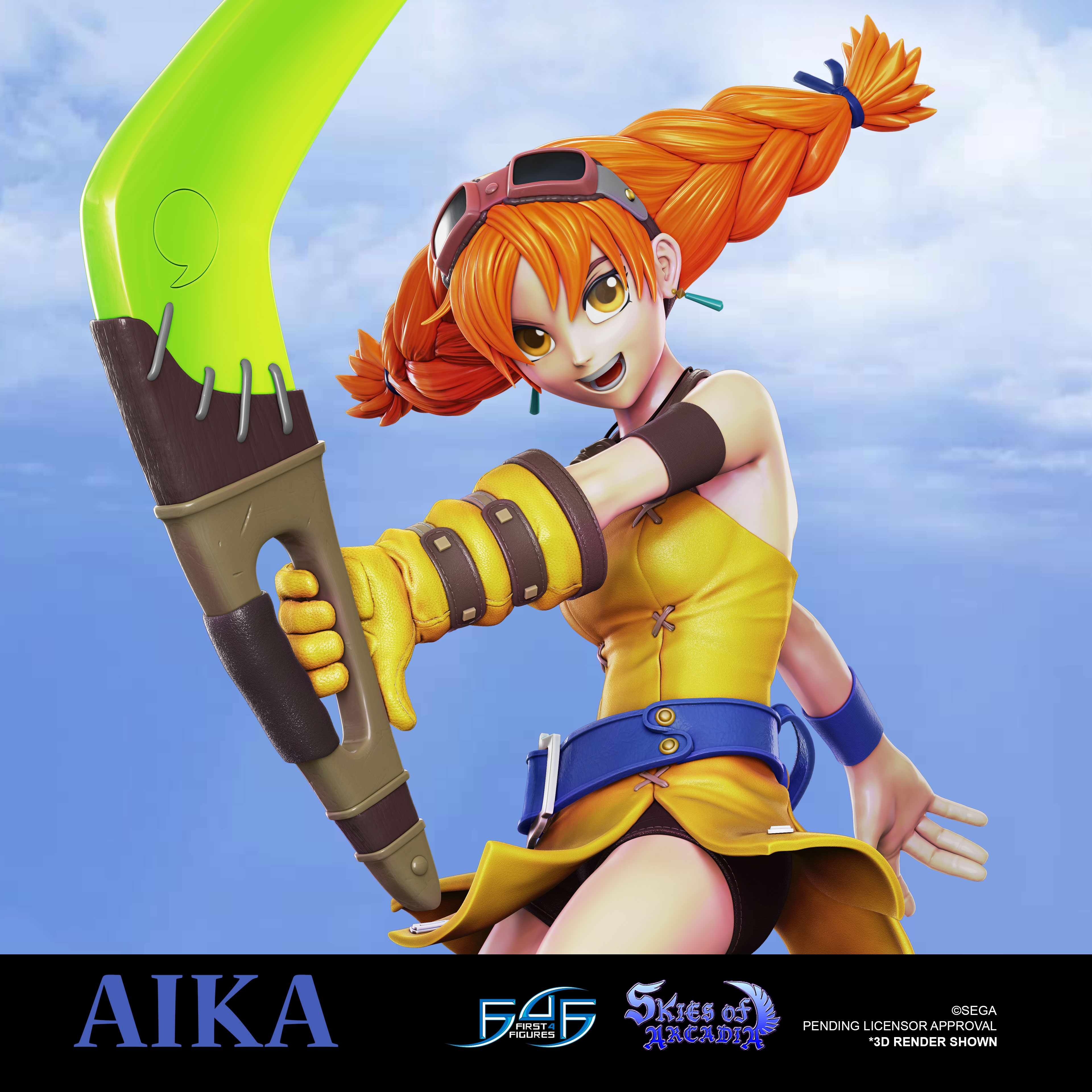 A First Look at First 4 Figures' Skies of Arcadia – Aika Statue