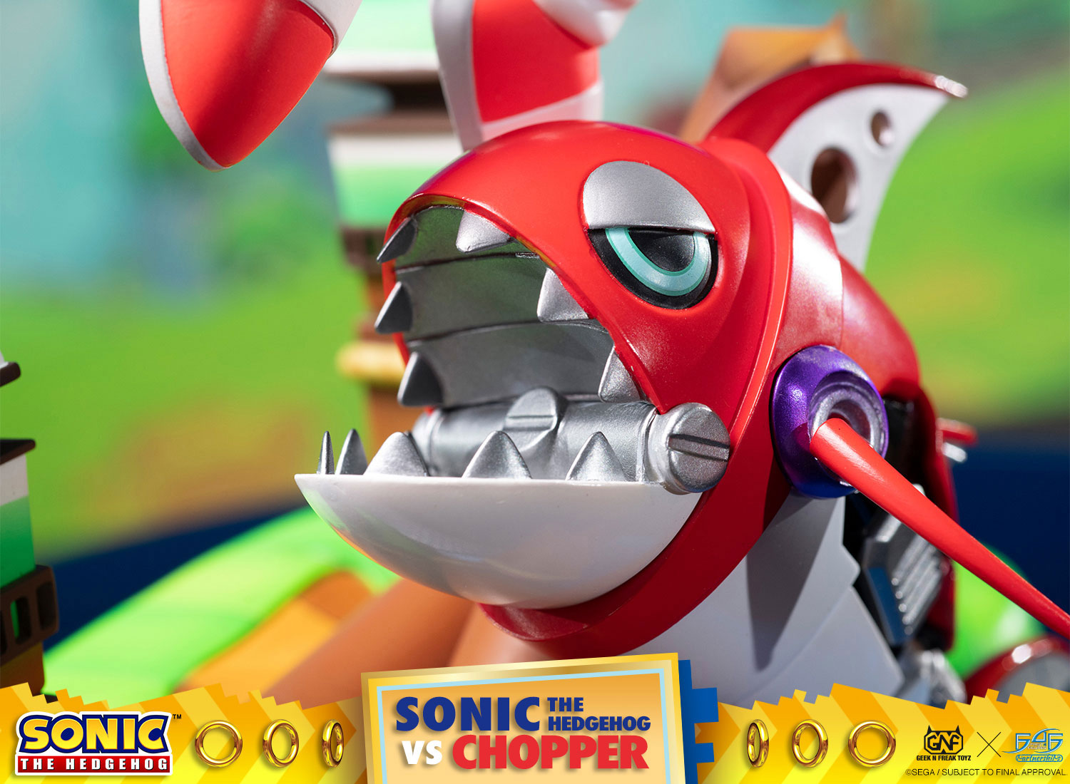 Sonic the Hedgehog vs. Chopper Diorama