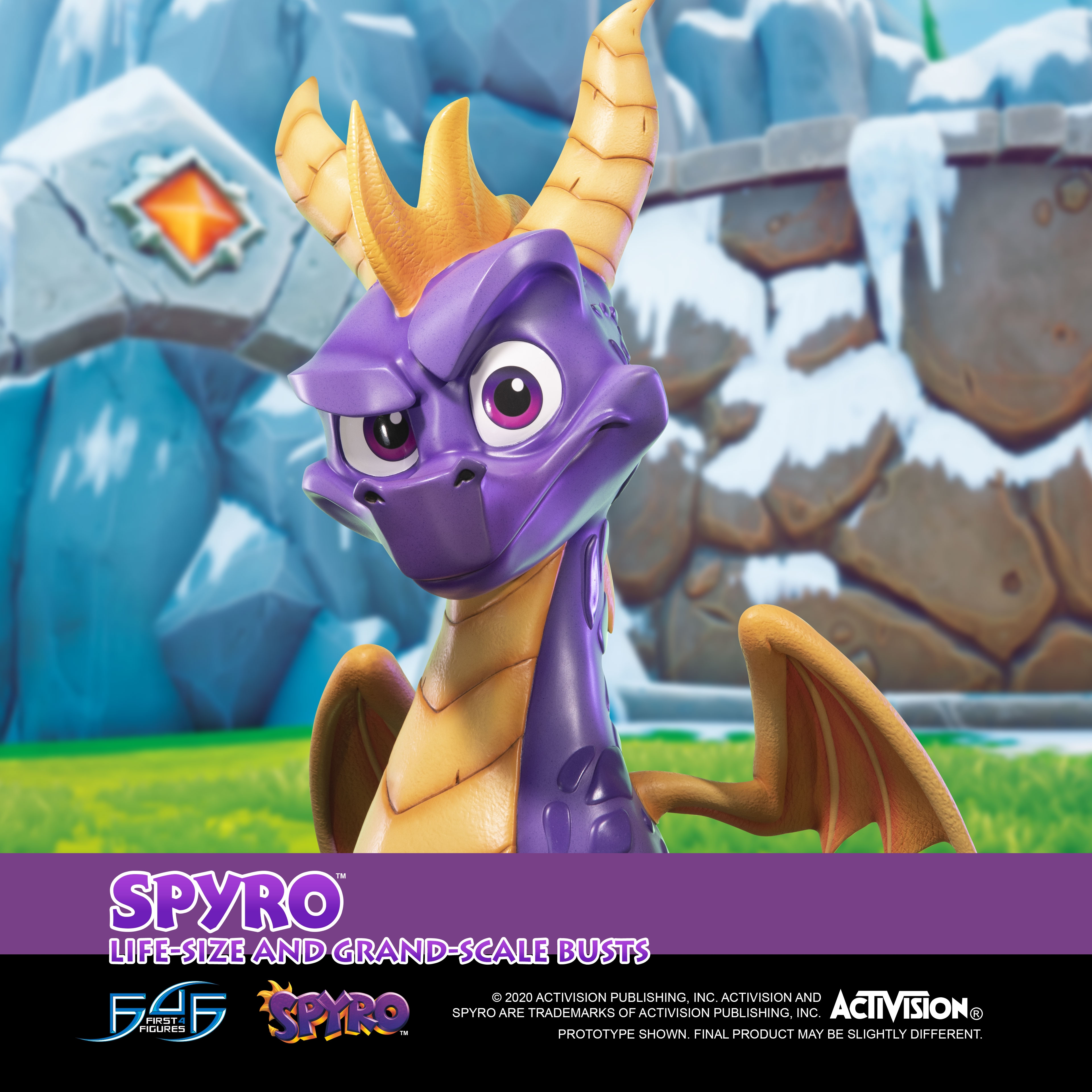 spyro statue first 4 figures