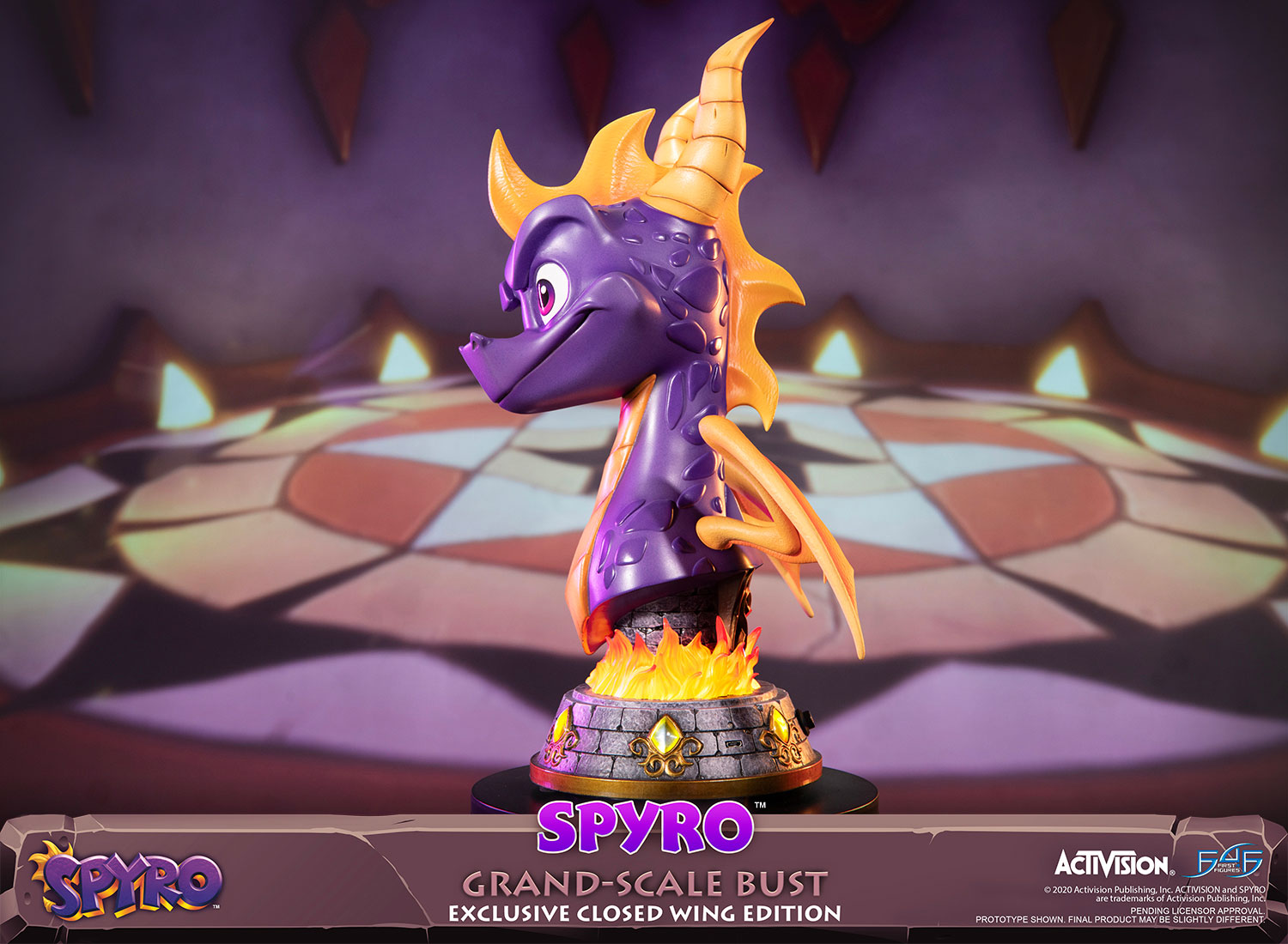 Spyro™ Grand-Scale Bust (Exclusive Closed Wing Edition)