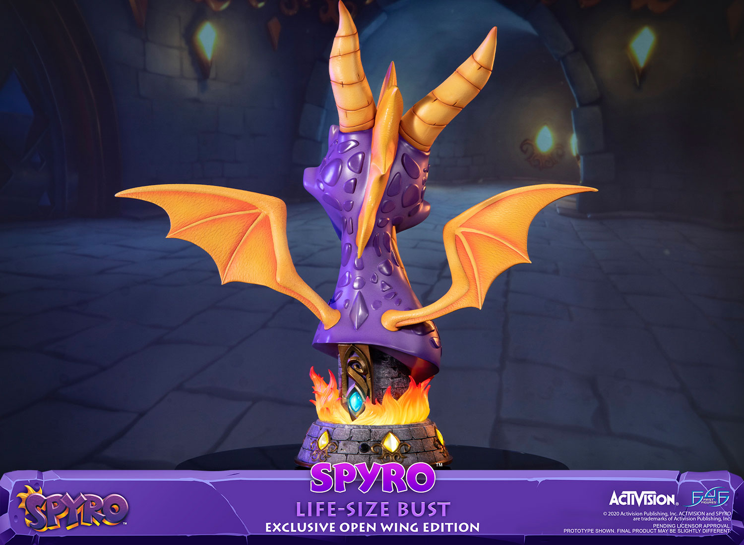 Spyro™ Life-Size Bust (Exclusive Open Wing Edition)